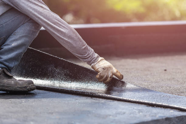 Professional Crawl Space Encapsulation technician working in Parker City, IN